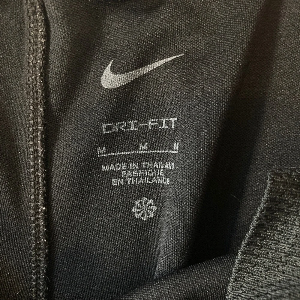 Nike Dri-FIT Joggers Mens Med Tapered Training Pants Black Zip Ankle FB7509-010